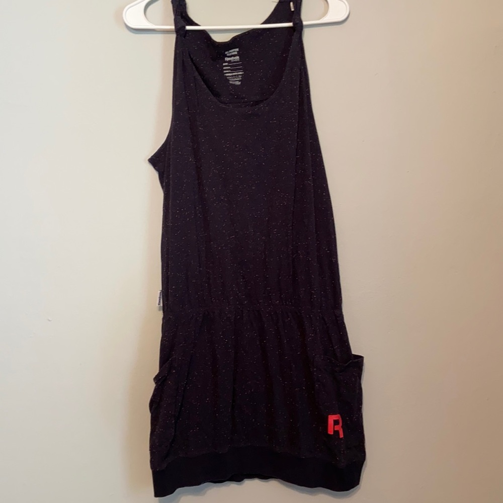 Reebok Black Mini Dress with Red R Accent